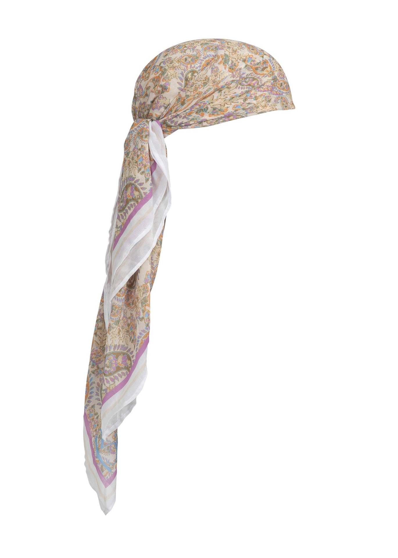 Cross-border New Beach Chiffon Headscarf Swimsuit Set Multi-color 90*90 Square Scarf