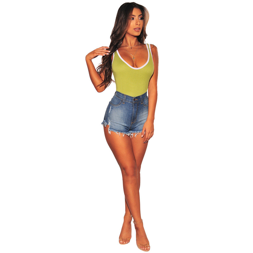Tag size ripped denim shorts for women, denim shorts for short styles