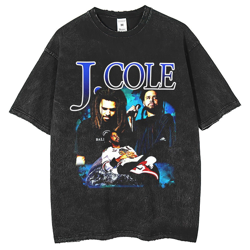 Men's T-shirt Hip Hop Street Wear Harajuku Rap Singer P