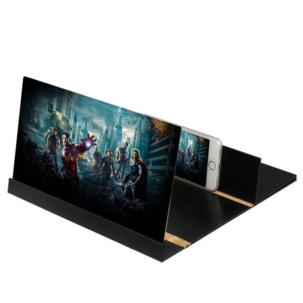 Orsda 12 Wooden 3D Phone Screen Magnifier HD Mobile Amplifier