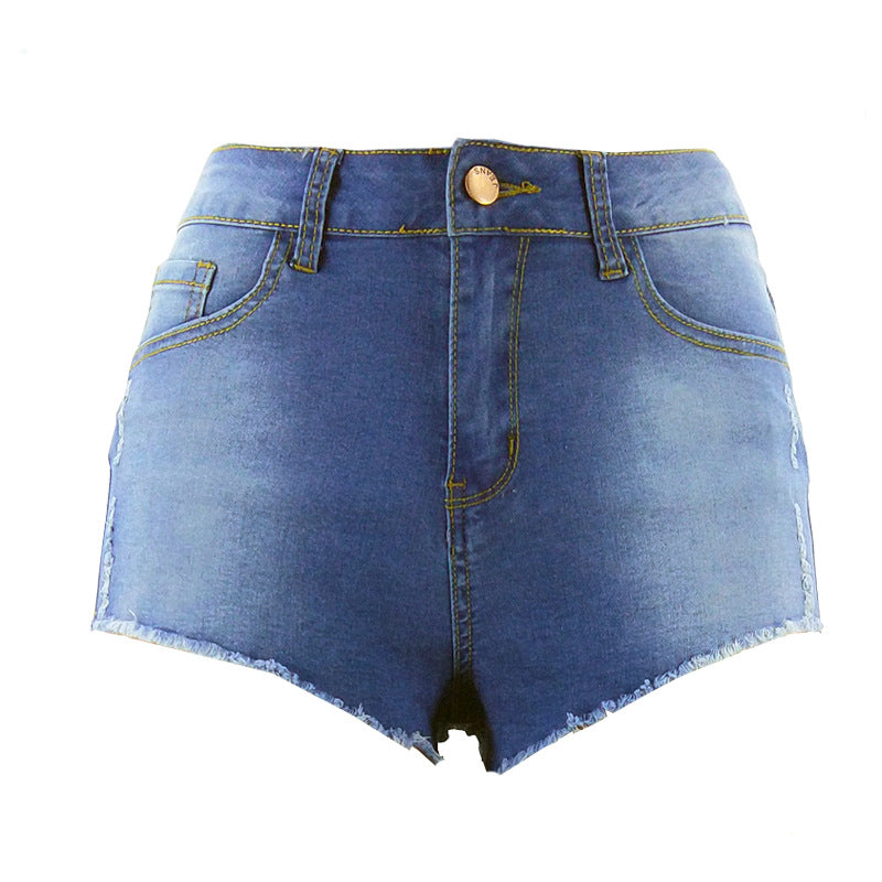 Tag size ripped denim shorts for women, denim shorts for short styles