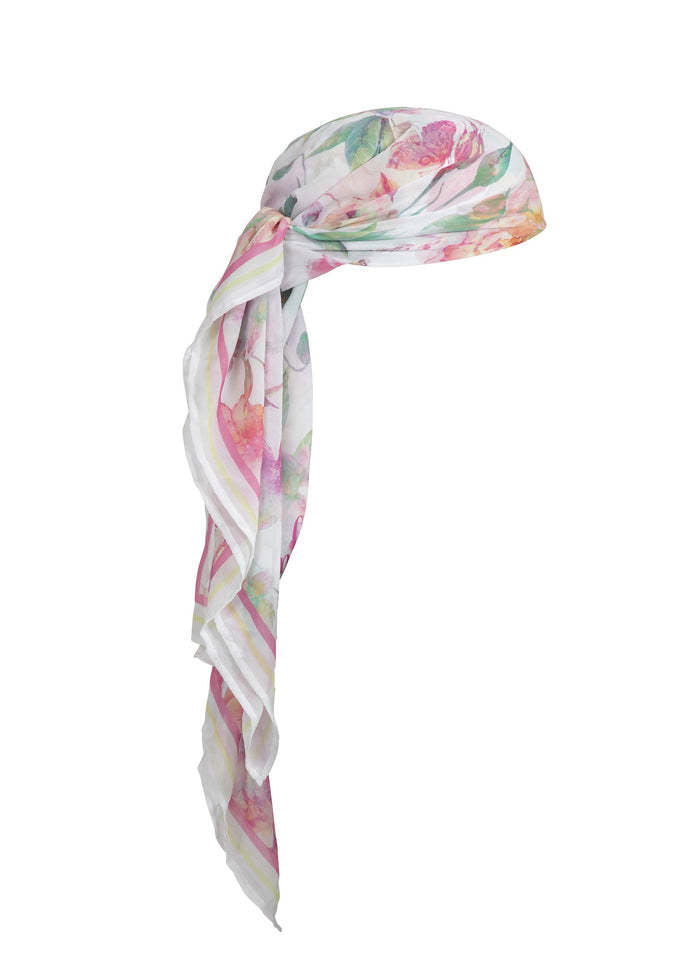 Cross-border New Beach Chiffon Headscarf Swimsuit Set Multi-color 90*90 Square Scarf
