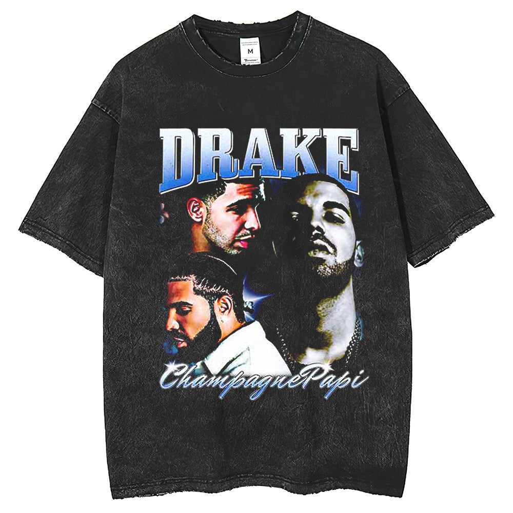 Men's T-shirt Hip Hop Street Wear Harajuku Rap Singer P
